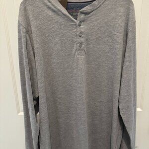Men’s Weatherproof Vintage Lt Heather Gray Long Sleeve‎ Size L NWT